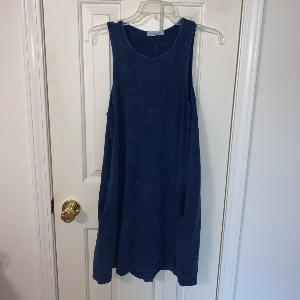 Socialite Blue Wash Dress
